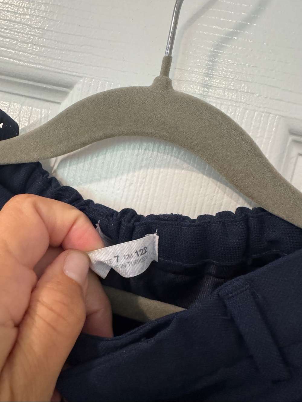 Zara Kids Boys 3 Piece Navy Suit Set Blazer Pants White Shirt Size 7 - Picture 9 of 13